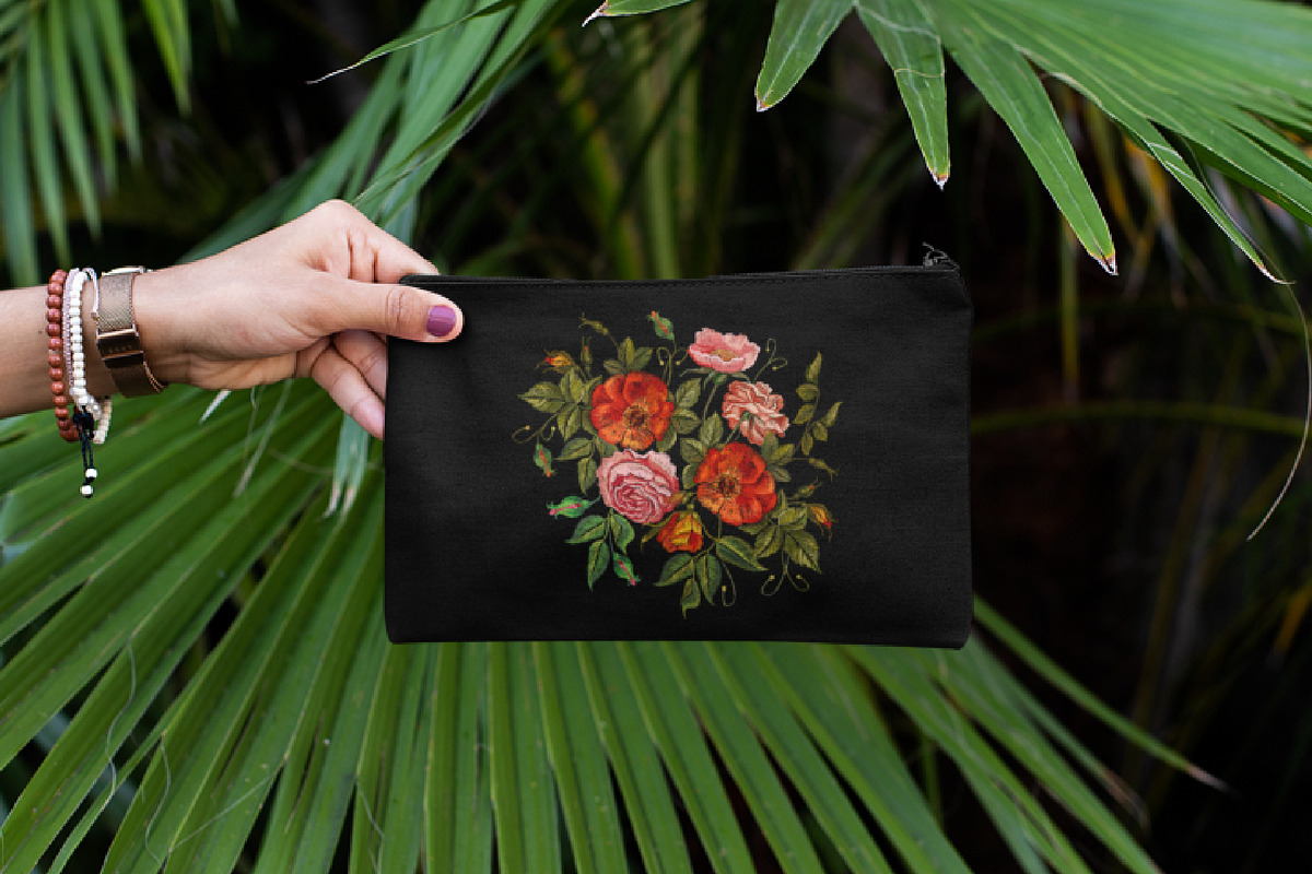 Embroidery roses and peonies, an Illustration by Matrioshka (Photo 9 of 9)