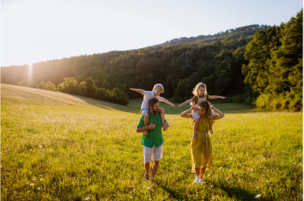 Happy young family spending time, a Person Photo by HalfPoint