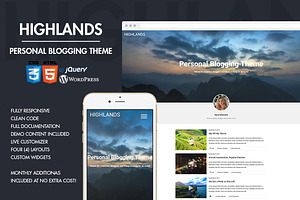 Highlands - Personal Blogging Theme