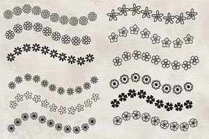 26 Flowers Stamps Brushes For Procre