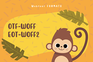 Monkey Handwritten Display Font