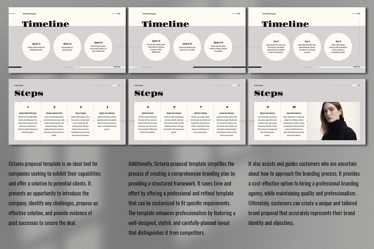 Octavia - Proposal Template, a Presentation Template by SlideStation (Photo 5 of 11)