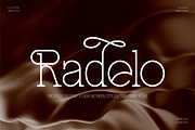 Radelo || Modern Stylish Thin Serif, a Serif Font by Idea Studio (Thumbnail 1 of 10)