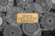 Grey Doilies Clipart & Vectors, an Illustration by Amanda Ilkov (Thumbnail 2 of 4)