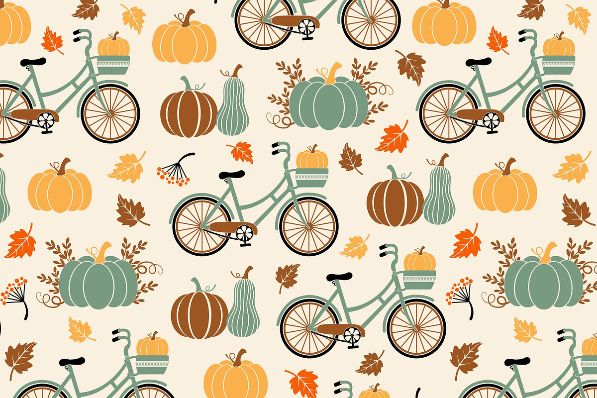 Happy Thanksgiving Patterns, a Pattern Graphic by EltaMaxArt (Photo 2 of 8)