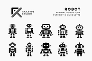 Robot Icon Vector, an Icon by Akatype Studio (Thumbnail 1 of 3)