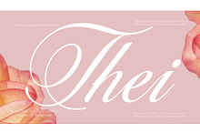 Thei: Calligraphy Font