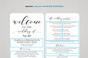 Wedding Program Fan SHR383, an Invitation Template by Shafura_Wedding (Thumbnail 4 of 4)