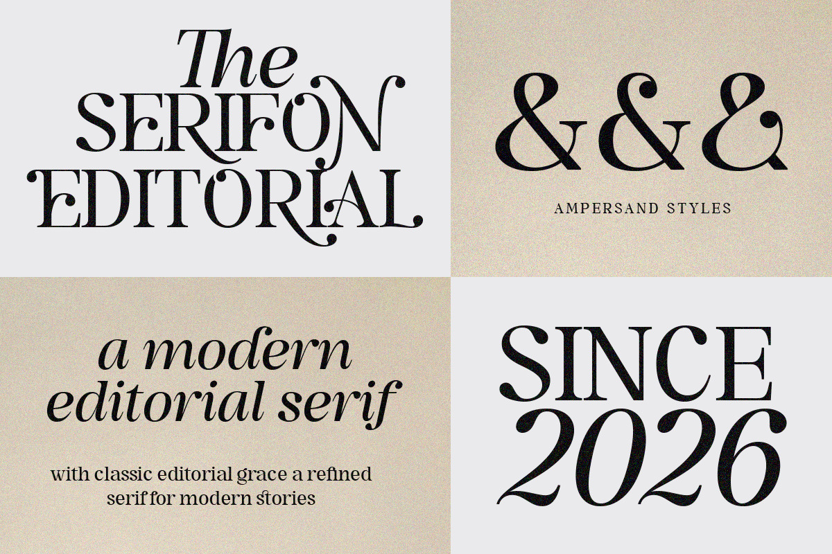 The Serifon Editorial, a Serif Font by Black Studio (Photo 12 of 17)