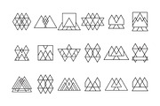 Set of trendy logotypes, an Education Illustration by Helen Sko (Thumbnail 2 of 9)