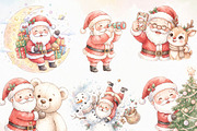 Cute Christmas PNG Clipart, a Decorative Illustration by Arslan (Thumbnail 4 of 9)