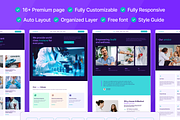 Medical & Healthcare Website Ui kit, an UI Kit Template by Ahmed Rubel (Thumbnail 4 of 5)