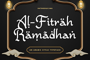 Al-Fitrah Ramadhan, a Blackletter Font by Sronstudio (Thumbnail 1 of 12)
