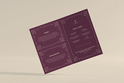 Classic Floral Funeral Program, a Brochure Template by Neermana (Thumbnail 2 of 4)