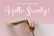 Boldique Script - Lovely Script, a Script Font by Indotype Foundry (Thumbnail 2 of 10)