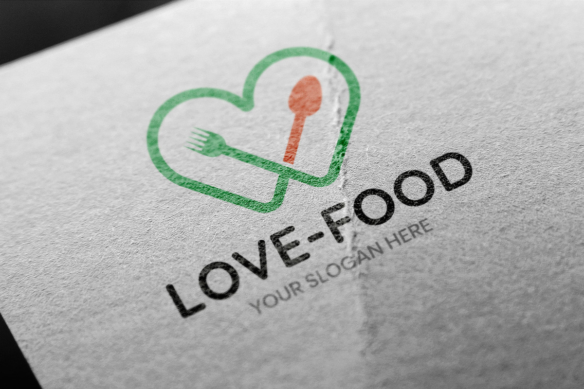 Love Food Logo Template, a Branding & Logo Template by BdThemes (Photo 2 of 3)