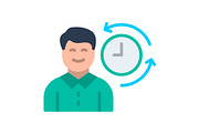 Work and professions Flat Icon, a Duotone Icon by Pexelpy (Thumbnail 1 of 2)