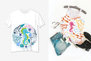 Seahorse Seamless Patterns, a Pattern Graphic by Michiru13 (Thumbnail 21 of 23)