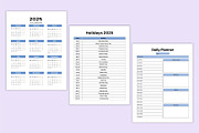 2025 Daily Planner For Canva, a Stationery Template by Shumaya (Thumbnail 3 of 3)