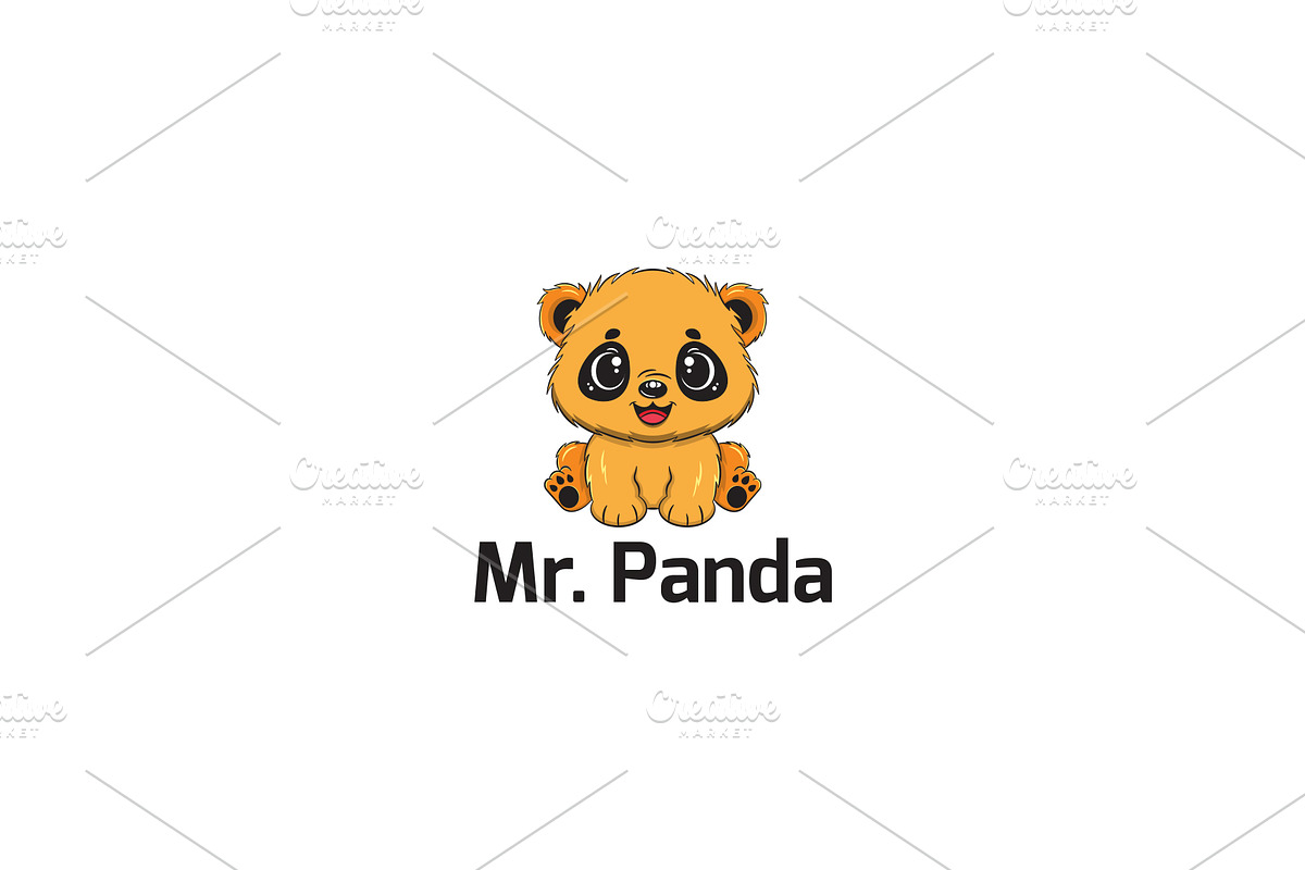 Mr. Panda Logo Template, a Branding & Logo Template by Graplick (Photo 4 of 5)