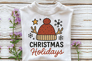 Christmas Holidays PNG Cutting, an Illustration by CraftArtStudio (Thumbnail 2 of 4)
