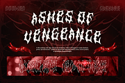Slavice - Tribal Metal Font, a Blackletter Font by Burntilldead (Thumbnail 3 of 10)