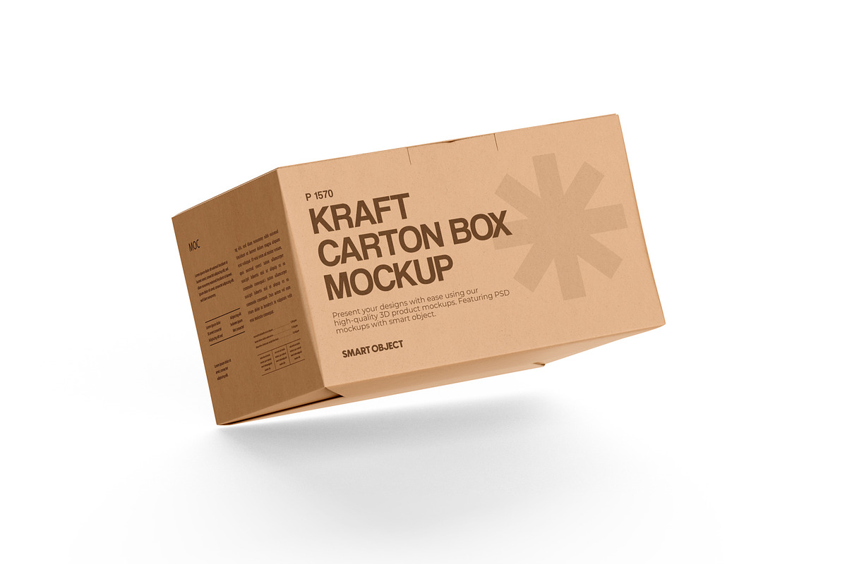 Carton Box Mockup, a Packaging Mockup by Ram Studio LLC (Photo 11 of 16)