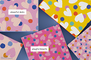 Hearts & Dots seamless patterns, a Pattern Graphic by iliveinoctober (Thumbnail 2 of 12)