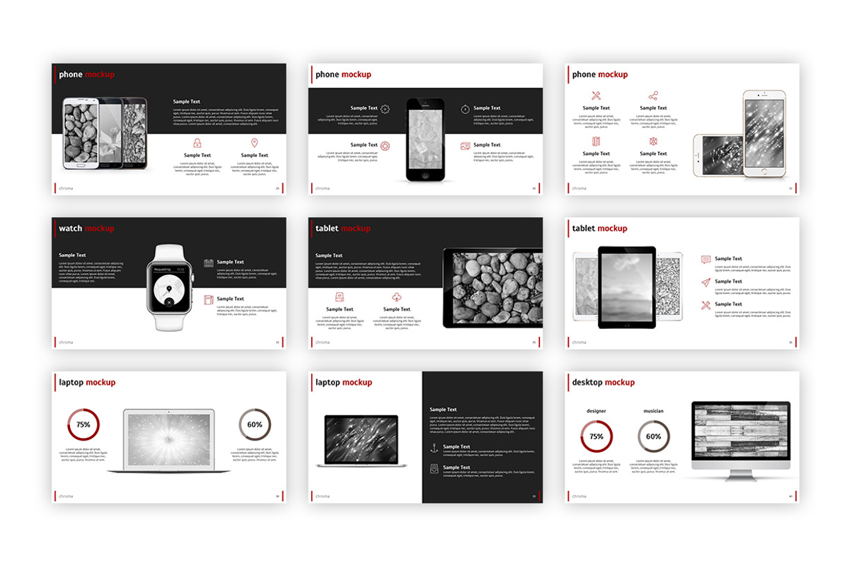 Chroma - PowerPoint Template, a Presentation Template by everslide (Photo 6 of 7)