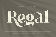 Regal - Curving Stylish Font, a Serif Font by The_Type (Thumbnail 1 of 12)