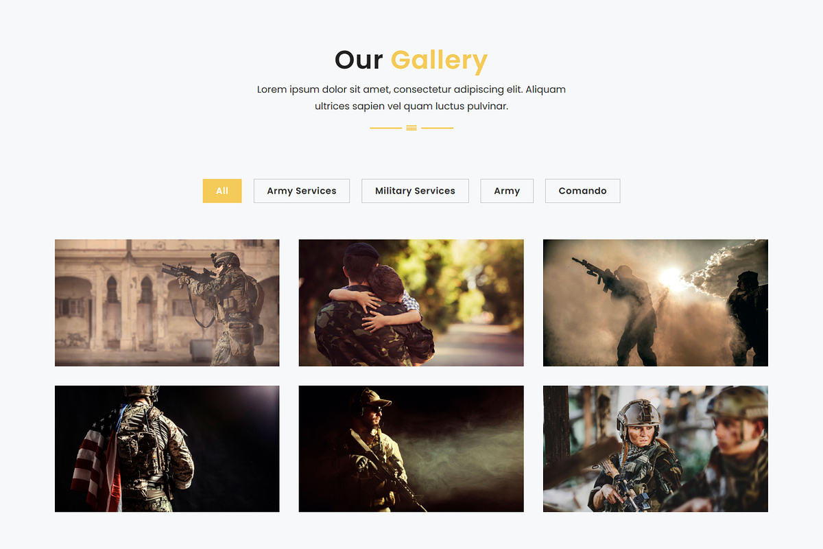 Defence - Military HTML Template