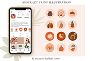 Abstract & Line Art BUNDLE - 4in1, a Person Illustration by ms Julia Nova (Thumbnail 7 of 13)