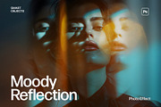 Moody Reflection Photo Effect, a Layer Style Add-On by DesignerCandies (Thumbnail 1 of 7)