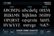 Shadow Chrome Typeface, a Serif Font by alit design (Thumbnail 8 of 17)