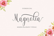 Magnolia, a Script Font by PollemSt (Thumbnail 1 of 8)