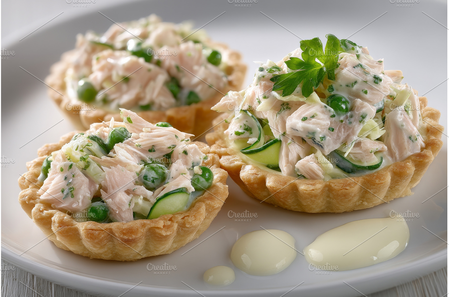 The appetizer, featuring a tartlet, a Food & Drink Photo by ZinetroN