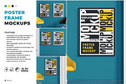 Poster Frame Mockup Sets, an Advertising Mockup by Artnivora.Std (Thumbnail 2 of 4)