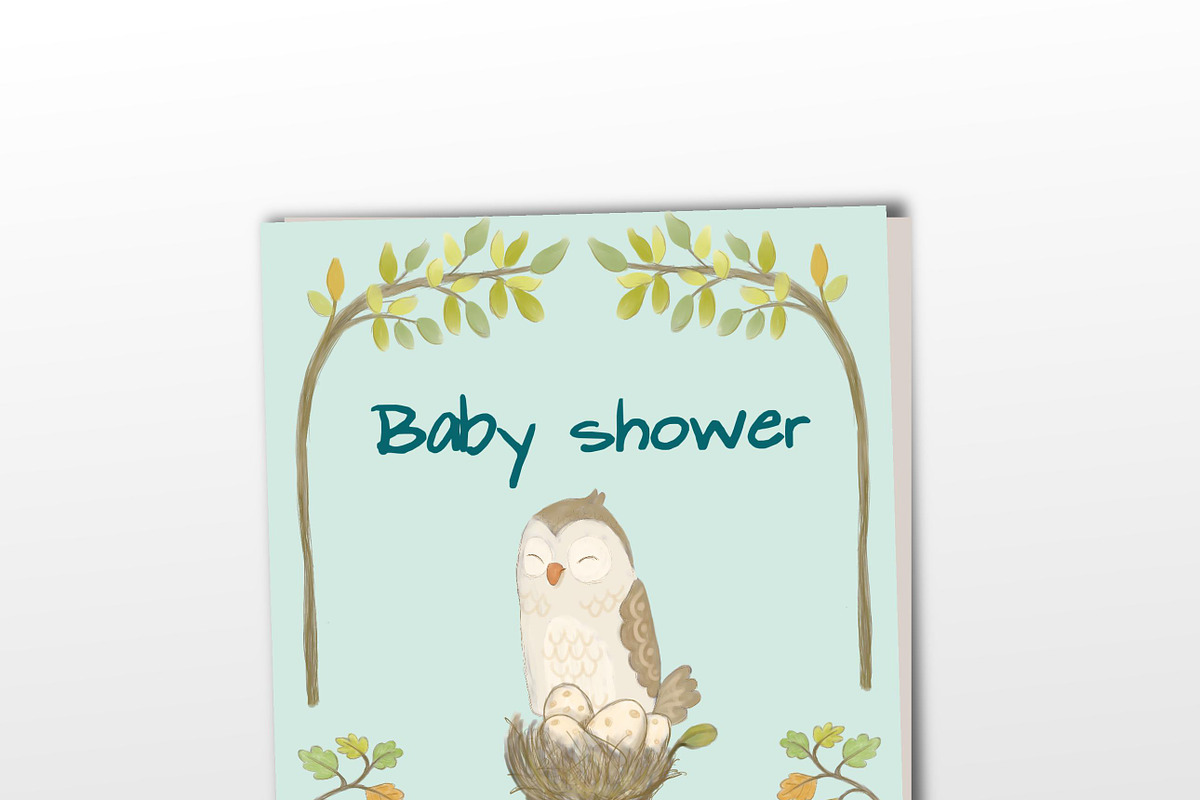 Little Owls Clipart, a Decorative Illustration by Paper Doll Pets (Photo 4 of 6)