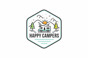 Recreational vehicle (RV) logo, a Branding & Logo Template by swarnstudio
