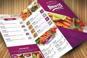 Clean Food Menu, a Brochure Template by Nody4Design