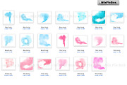 Pink and Blue Smoke Bombs Overlays, a Layer Style Add-On by MixPixBox (Thumbnail 2 of 4)