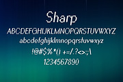 SHARP font, a Font by DmDesignsStoreArt (Thumbnail 2 of 2)