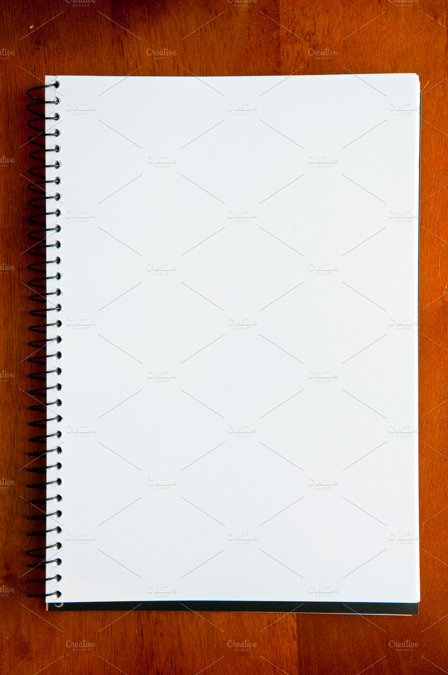 Spiral Notebook Background, a Background Photo by THP Creative