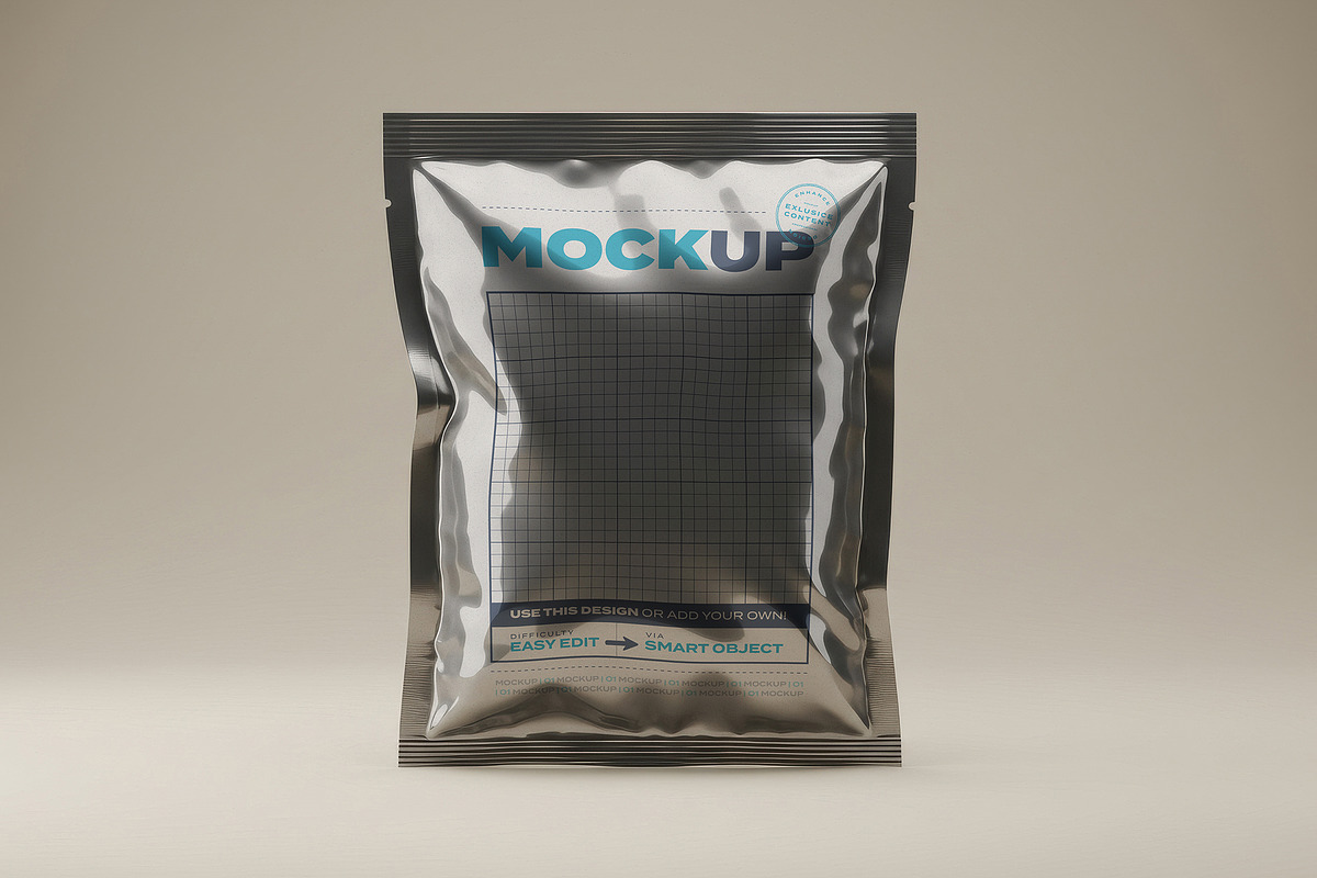 Sealed Bags Packaging Mockups, a Product Mockup by Luuqas Design (Photo 5 of 5)