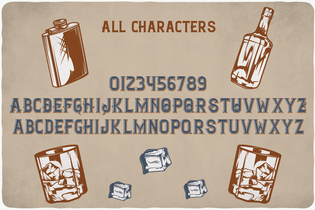 Ginger Gin typeface preview 2
