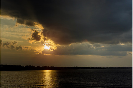 Amazing sunset with endless colorful, a Nature Photo by Ungvar Studio
