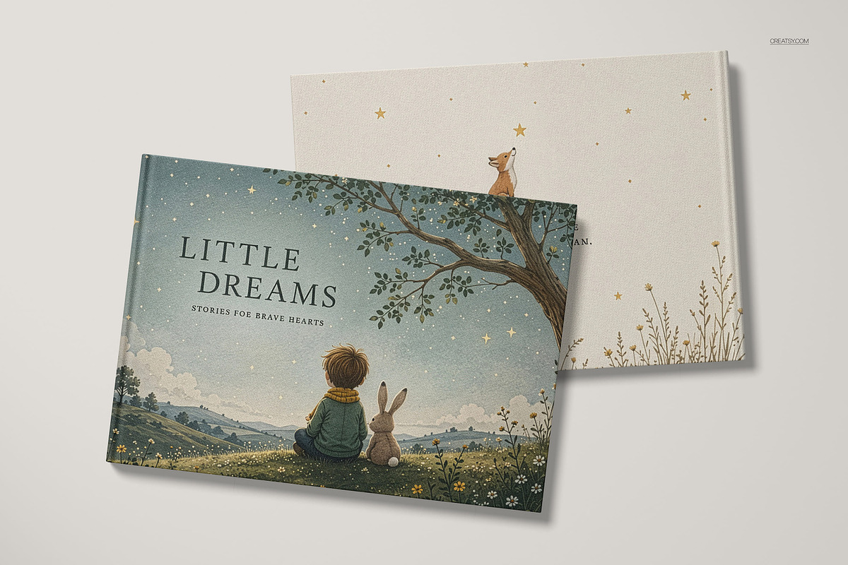 A4 Landscape Book Mockup Set, a Books & Magazine Mockup by creatsy5 (Photo 7 of 9)