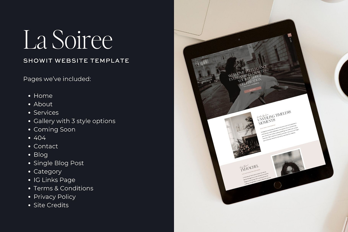 Aesthetic Showit Website Template, a Websites & App Template by Monarch Design Co. (Photo 4 of 9)