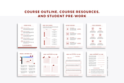 Canva Workbook Template Courses, a Magazine Template by ProductiveandFree (Thumbnail 5 of 21)