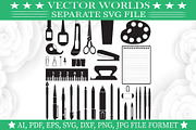 Stationery Tools Svg, Stationery Svg, an Object Graphic by VectorWorlds (Thumbnail 3 of 3)